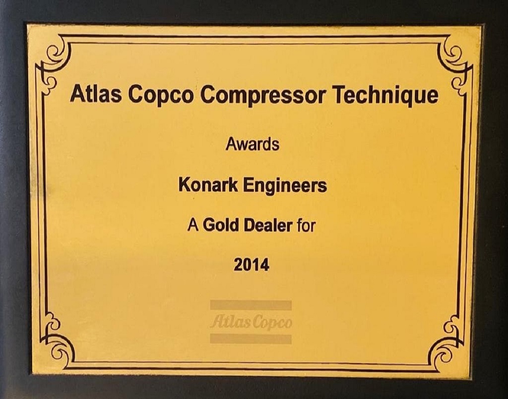 Industrial Equipment Supplier Certificate